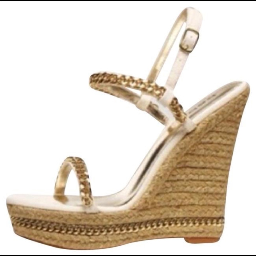 Bebe Thea Wedge Sandal size 7